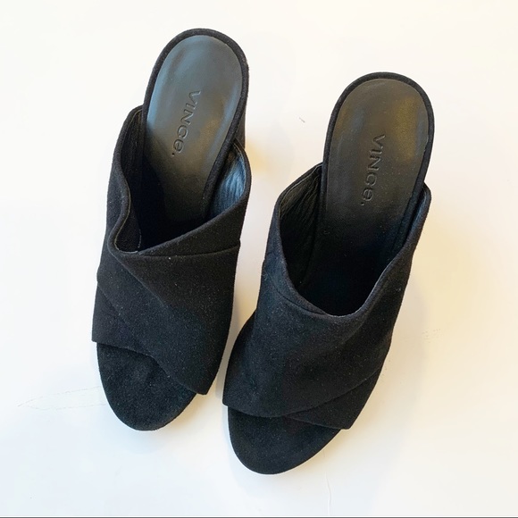 vince heath cross strap sandal